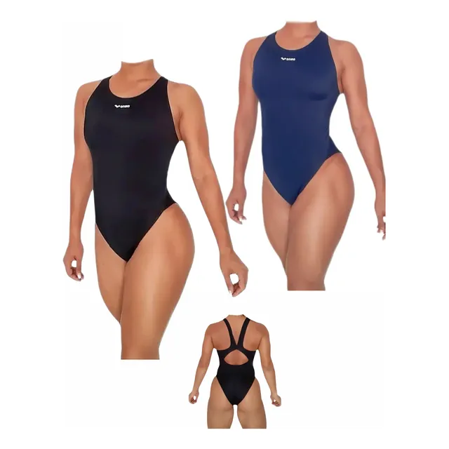 Traje Baño Olímpico Dama Barcelona Natación Piscina Deporte.