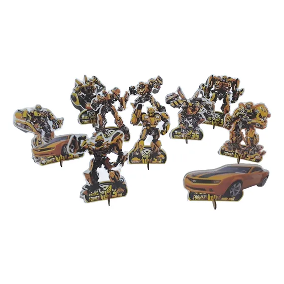 Decoração De Festa Bumblebee Transformers -12 Display 20 Cm