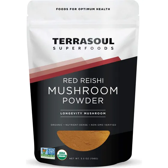 Polvo De Hongos Terrasoul Superfoods Reishi Organic 160 Ml