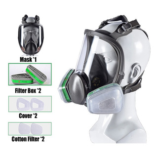 6800 Mascarilla De Gas De Cara Completa Con Filtros 6004 6800 Mascarilla De Gas De Cara Completa Con Filtros 6004
