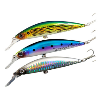 3 Minnows De 1oz (28g) Señuelos De Pesca Acción Hundimiento 3 Minnows De 1oz (28g) Señuelos De Pesca Acción Hundimiento