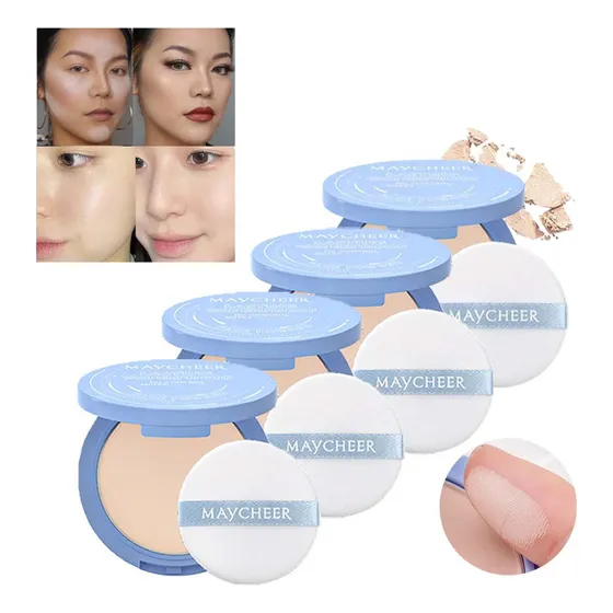 G Bm Maquillaje En Polvo Compacto Facial Oil Control 4