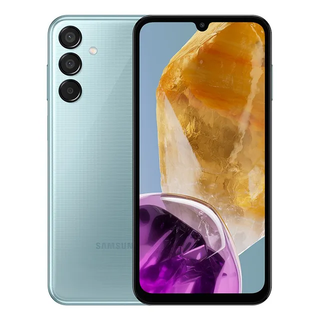 Celular Samsung Galaxy M15 5g, 6.000mah, Cùmera Tripla Até 50mp, 128gb - Azul Claro Celular Samsung Galaxy M15 5g, 6.000mah, Cùmera Tripla Até 50mp, 128gb - Azul Claro