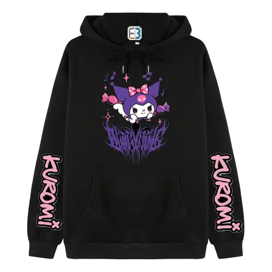 Suéter Personalizado Anime Kuromi Otacu Unisex