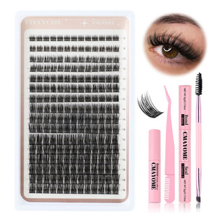 Cílios Postiços Segmentados 8-18mm Curvatura Dd Diy Cílios Postiços Segmentados 8-18mm Curvatura Dd Diy