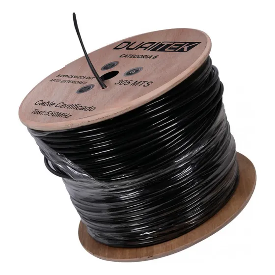 Cable De Red Utp Categoría 6 305m Exterior Velocidad 1000 Mb