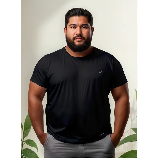 Camisas Plus Size Térmica Proteção Uv Camiseta Dry Fit Voker