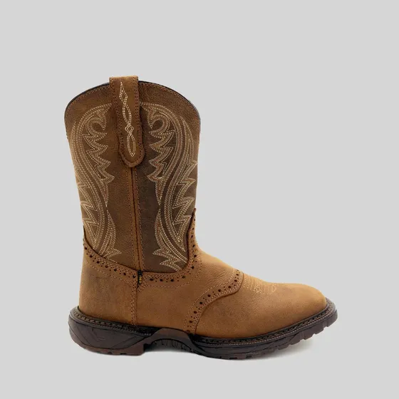 Bota Cebu Comanche Camel Rubber Eva Hombre Trabajo Rodeo