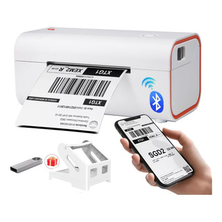 Impresora De Etiquetas De Envío Térmica 4x6 Usb + Bluetooth Impresora De Etiquetas De Envío Térmica 4x6 Usb + Bluetooth