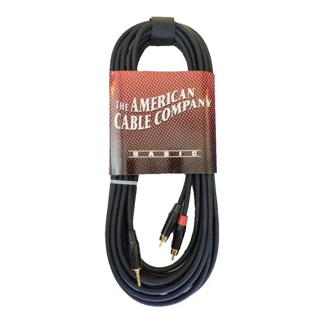 American Cable 6ft Y-griega 1/8 A 2 Rca Yp2rc-25