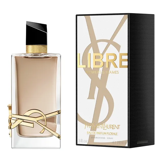 Perfume Importado Feminino  Libre Flowers & Flame Edp - 90ml - Yves Saint Laurent - Original Lacrado Com Selo Adipec E Nota Fiscal Pronta Entrega