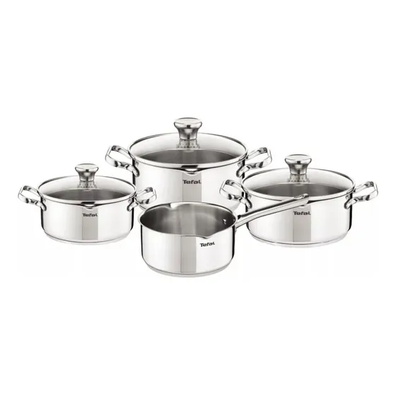 Bateria Juego Ollas 6 Piezas Acero Inoxidable Induccion