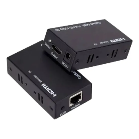 Extender Hdmi 60 Metros Utp 1080p Extension Dvr Camaras