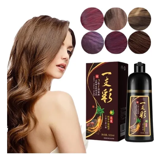 Shampoo Tinte Instantaneo Cubre Canas Natural Jengibre 500ml