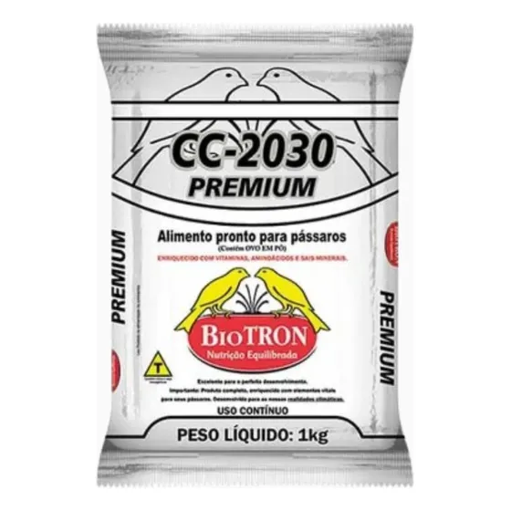 Farinhada Cc 2030 Premium 1kg Ração Para Canários 