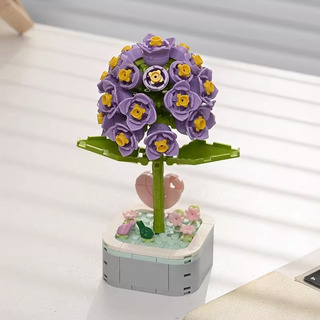 Blocos De Construção: Vaso De Flores Artificial Hyacinth Blocos De Construção: Vaso De Flores Artificial Hyacinth