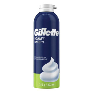 Gillette Foamy Espuma De Barbear / Sensivel 322ml Pack C/3 Gillette Foamy Espuma De Barbear / Sensivel 322ml Pack C/3