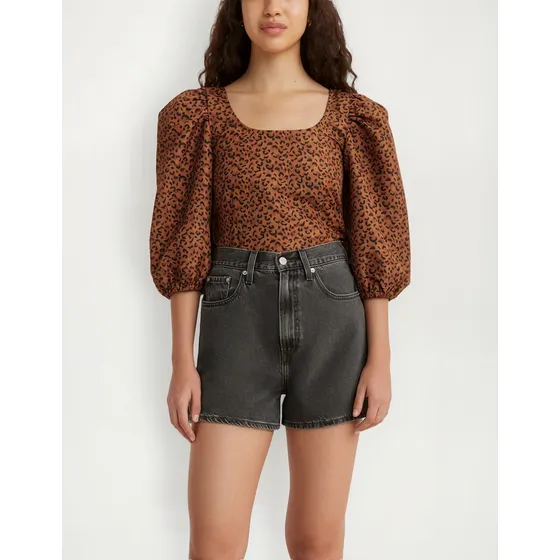 Blusa Mujer Estampada Naranjo Levis A1785-0001