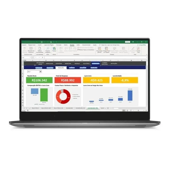 Sistema Para Plano De Negócios - Business Plan Em Excel