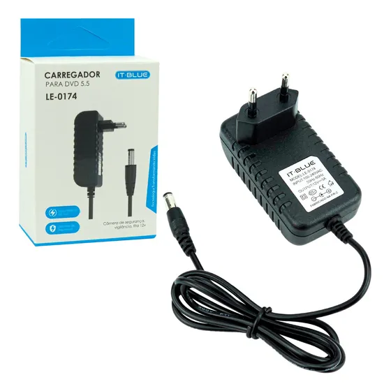 Fonte De Alimentação 12v 3a Bivolt 110/220v P4 Estabilizada