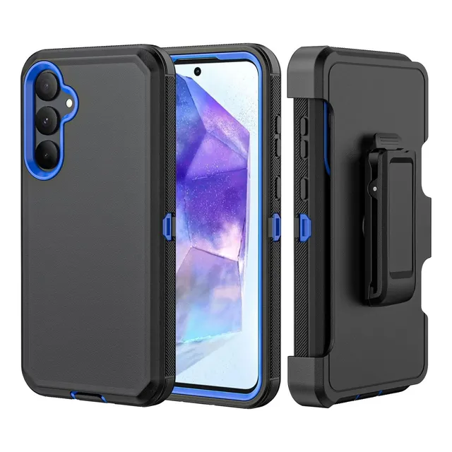 Estuche Case Antigolpe Y Clip Para Samsung Galaxy A55 + Mica