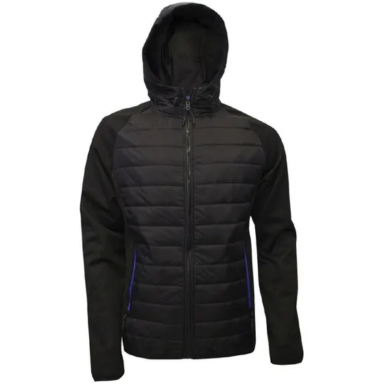Campera Bross Canalé Frente Tela Combinada Mangas