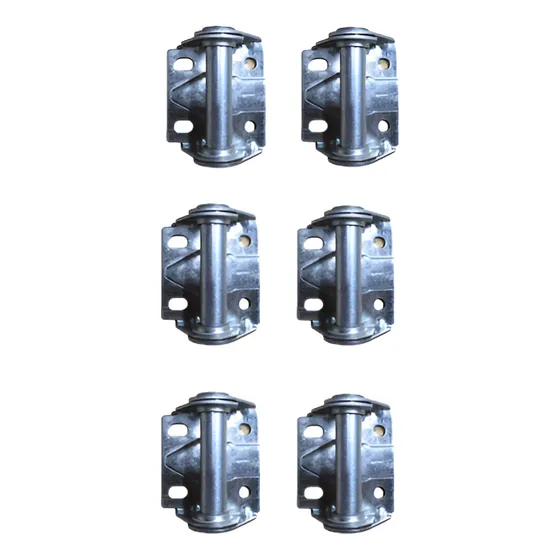 6 Bisagras Seccional Galvanizada Corta #1 Calibre 14 Rw