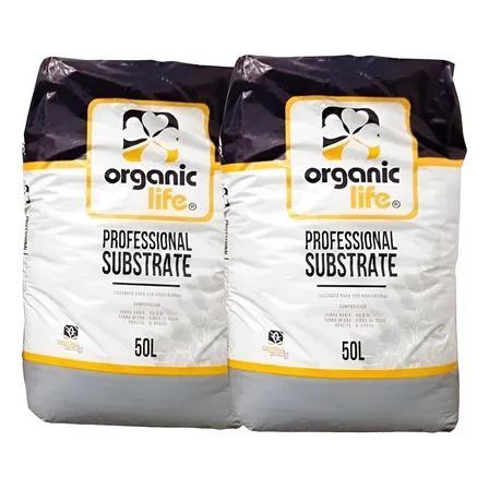 Sustrato Profesional Organic Life 50 Lts - Pack Dos Unidades