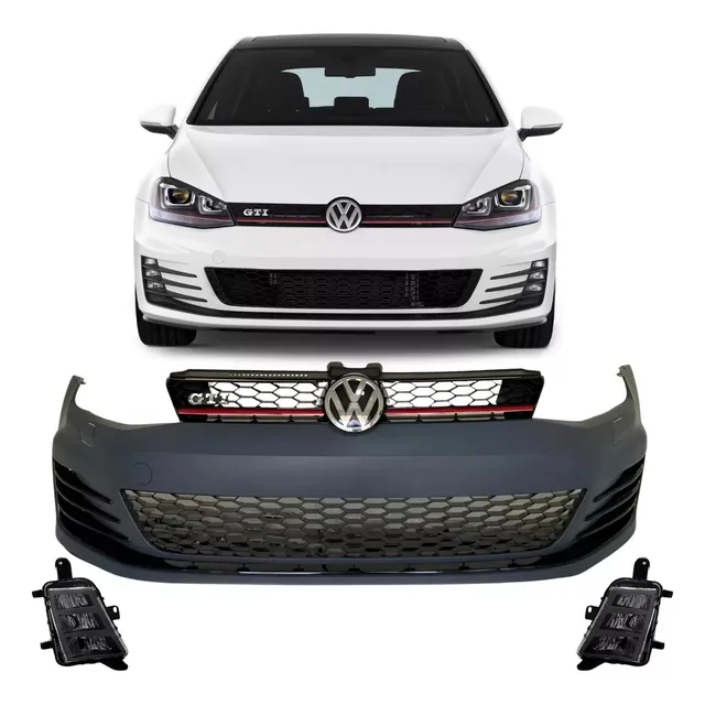 Parachoque Dianteiro Golf Mk7 Body Kit Gti 2014 2015 16 2017