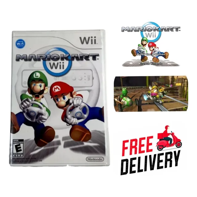 Juego Nintendo Wii Mario Kart Wii / Wii U