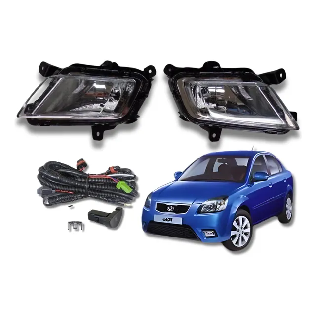 Halogenos Neblineros Kia Rio 2011-2013 Xcite Lx Completo
