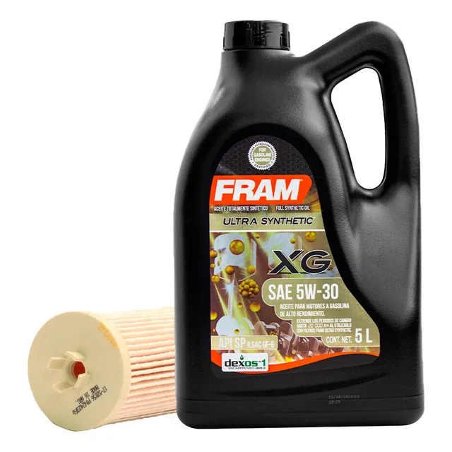 Kit Cambio Aceite Sintetico 5w30 Sonic Rs Turbo 1.4 2012-202
