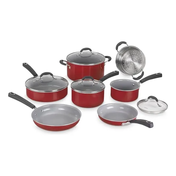 Juego De Ollas Cuisinart Ceramic Antiadherente 11 Pzs