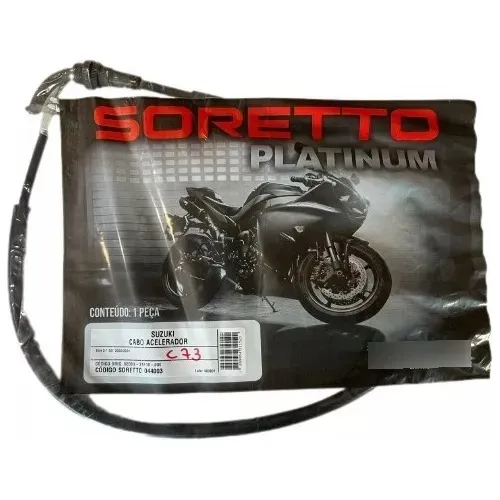 Cabo Acelerador B Suzuki Bandit 600 2000 Ate 2004 Soretto