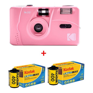 Película Rosa Para Cámara Kodak M35 135, Agregue 2 Rollos De Película Rosa Para Cámara Kodak M35 135, Agregue 2 Rollos De