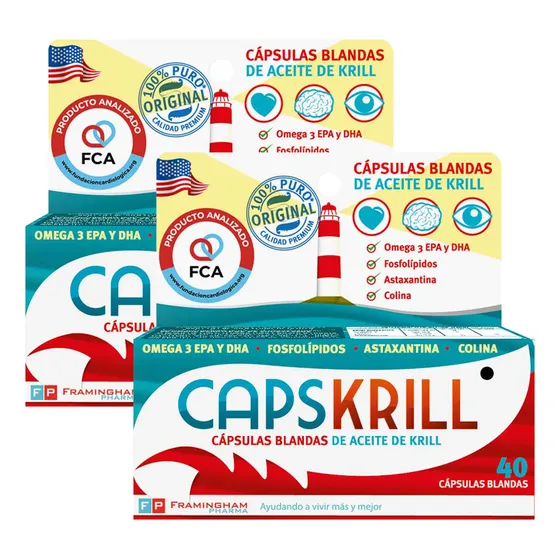 Capskrill Omega 3 Aceite De Krill 80 Cápsulas