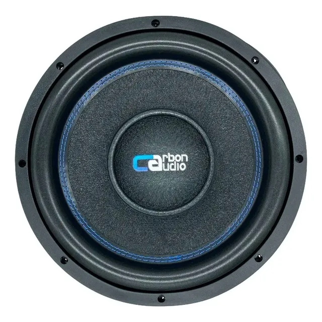 Bocina tipo woofer Carbon Audio CA-SW01K12PR para carro/camioneta color negro 12" x 1 unidad 