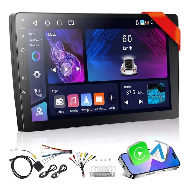 Radio Android Auto Carplay Qled 9pul 4gb/64gb Auto Karvas