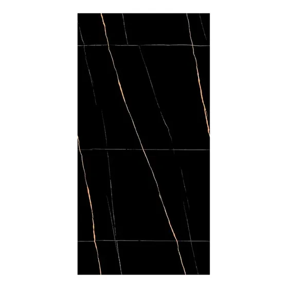 Lamina Sinterizada Negra Mate Black Gold 3,20x1,60 12mm 5.12