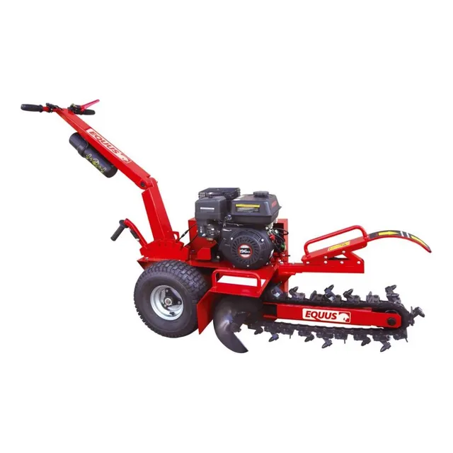 Zanjadora Trencher Motor Loncin 7hp Equus Plaza Verdi