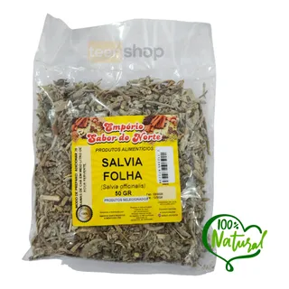 Pacote De ChĂĄ De Salvia Folha - 50g Pacote De ChĂĄ De Salvia Folha - 50g
