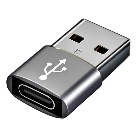 Adaptador Usb Tipo C Hembra A Usb Macho Carga Rapida Datos Otg | Cuotas sin interés