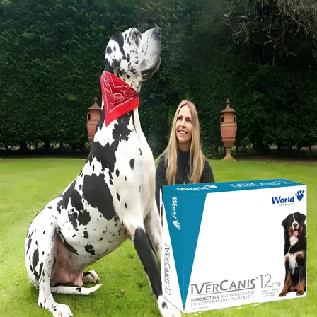 Antipulga Carrapato Sarna Leishimaniose 30/60 Kg Azul