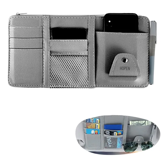 Organizador Documentos Visera Parasol Carro Visor Gafas