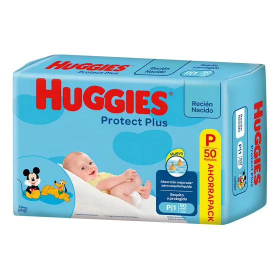 Huggies Protect Plus P pañales 50 unidades