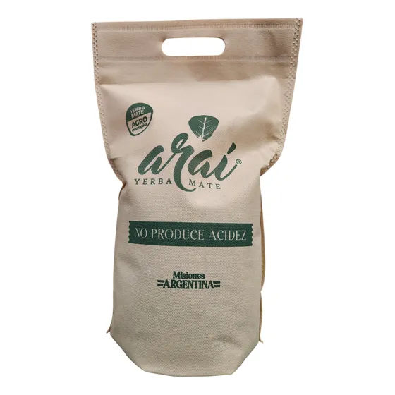 Yerba Mate Araí Agroecológica Organica 1kg Bolsa Eco