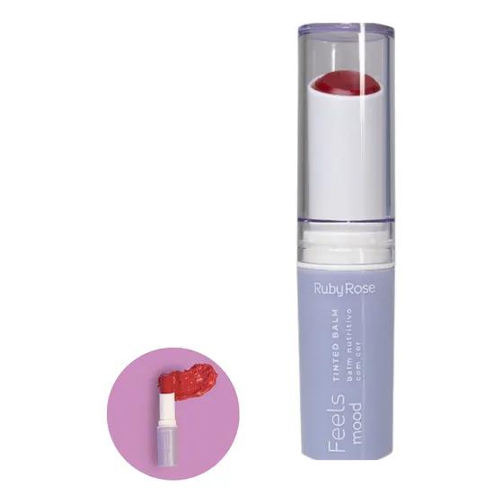 Balm Tint Batom Nutritivo Com Cor Feels Mood Ruby Rose