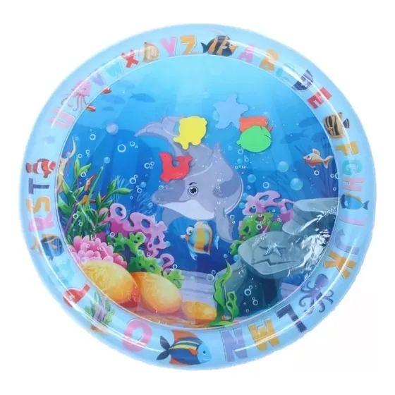 Tapete Agua Bebe Gateo Juegos Sensorial Estimulacion Inflabl