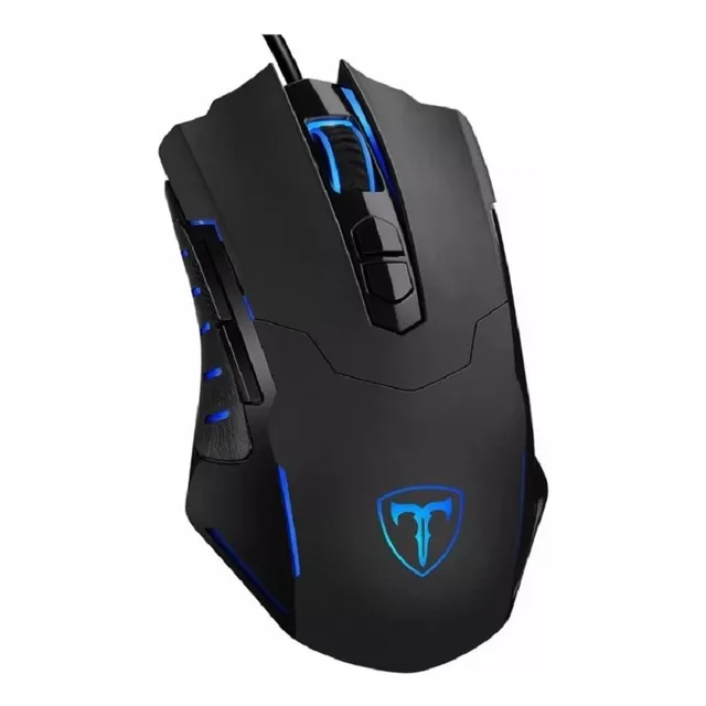 Mouse Ergonomico Gaming Usb  Rgb 7 Botones 7200 Dpi