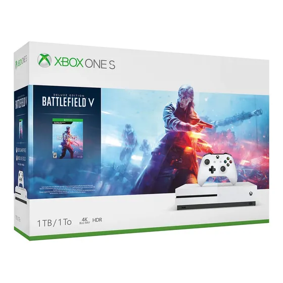 Consola De Jogos Remodelada Microsoft Xbox One S 1tb Com Battl